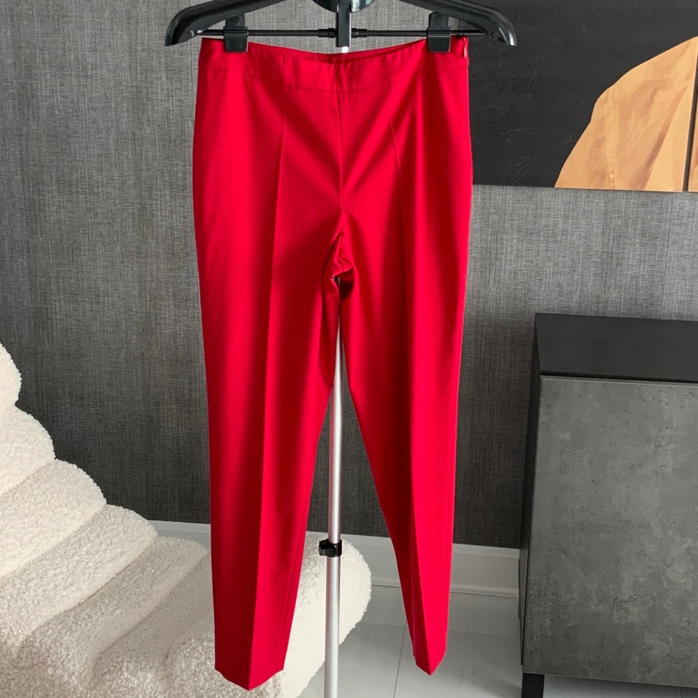 Piu & Piu red dress pant 4